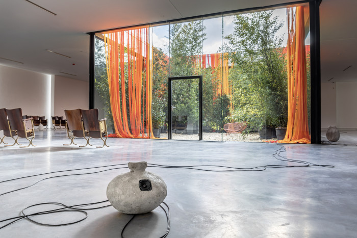 Manon de Boer,  Blindsight, 2022 , In dialogue with Latifa Laâbissi and Laszlo Umbreit Installation view Museum Dhondt-Dhaenens, Deurle. Photo: Rik Vannevel. Courtesy of the artist and Jan Mot, Brussels.