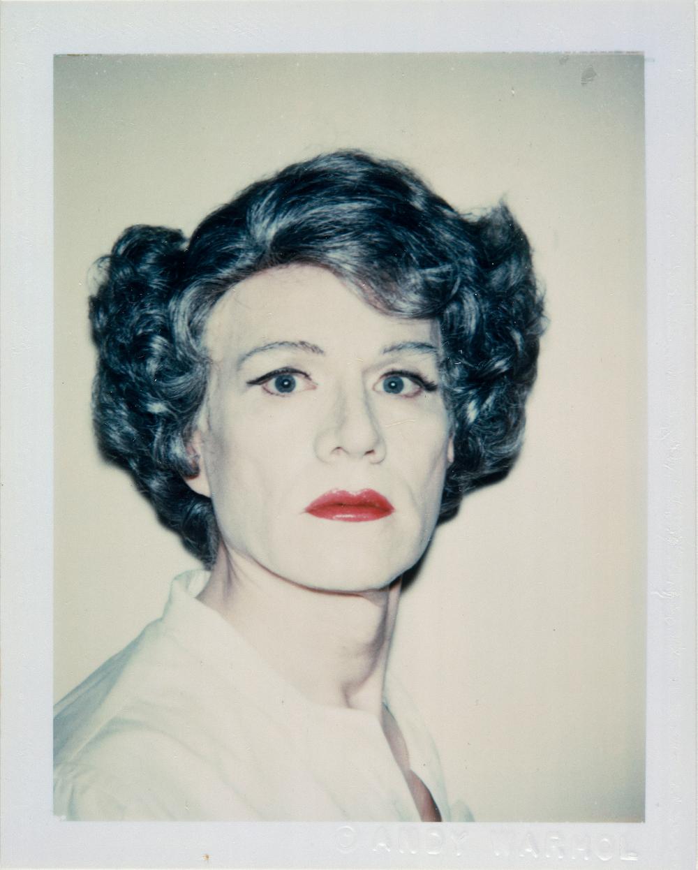 Self Portrait in Drag, 1986 © Andy Warhol© The Andy Warhol Foundation for the Visual Arts, Inc.© Centre Pompidou, MNAM-CCI/Philippe Migeat/Dist. RMN-GP© Adagp, Paris© SABAM Belgium 2018