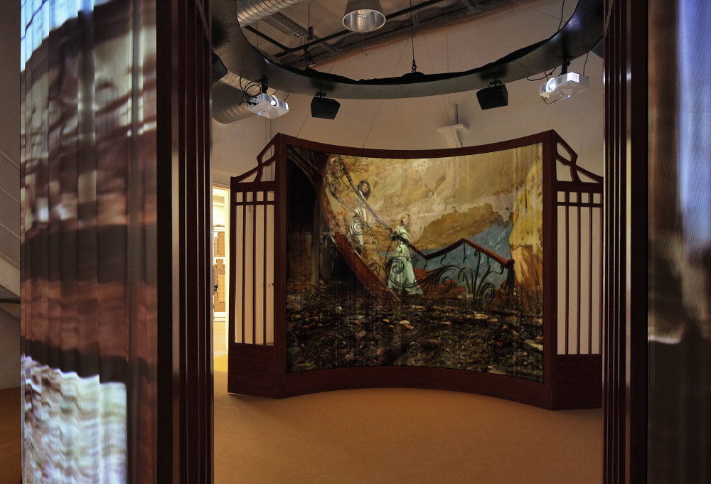 © Judith Barry. Installation view: The Work of the Forest, CIVA, Brussels, 2023