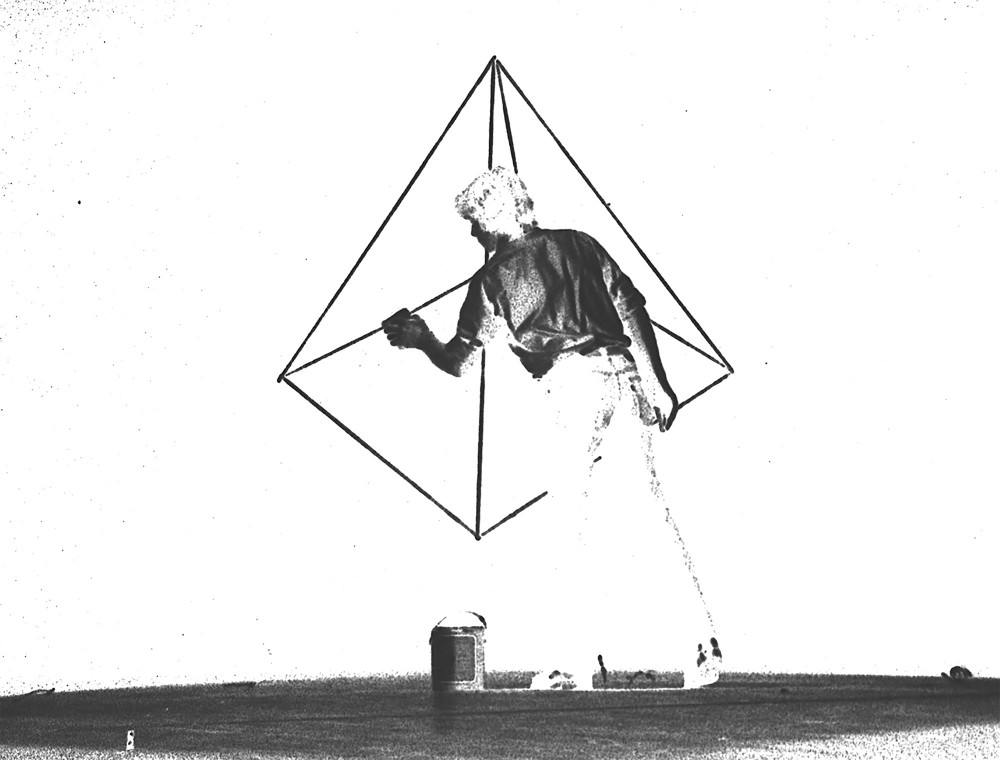 Pyramid Drawings, 1976-77, 16mm, nb, sil, 12min (detail)© Courtesy David Haxton