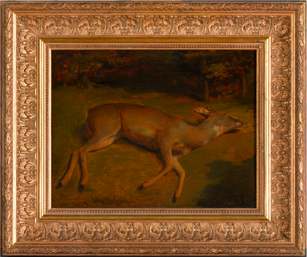 © G. Courbet, La Biche morte (1857), Réserve du musée d\'Orsay, MNR.
