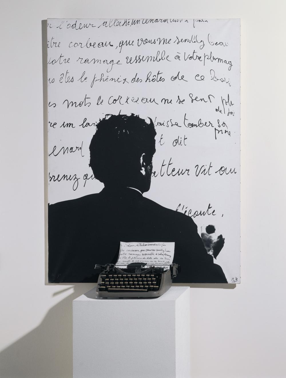 Le corbeau et le renard, 1968© Marcel Broodthaers© Centre Pompidou, MNAM-CCI/Service de la documentation photographique du MNAM/Dist. RMN-GP© The Estate of Marcel Broodthaers / Adagp, Paris© SABAM Belgium 2018.